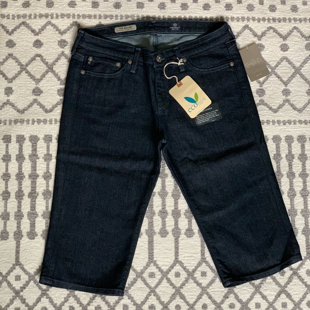Anthropologie Bermuda Length Jean Shorts